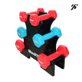 Soporte Plástico para 3 Pares de Mancuernas (3 Niveles) | MoviFit