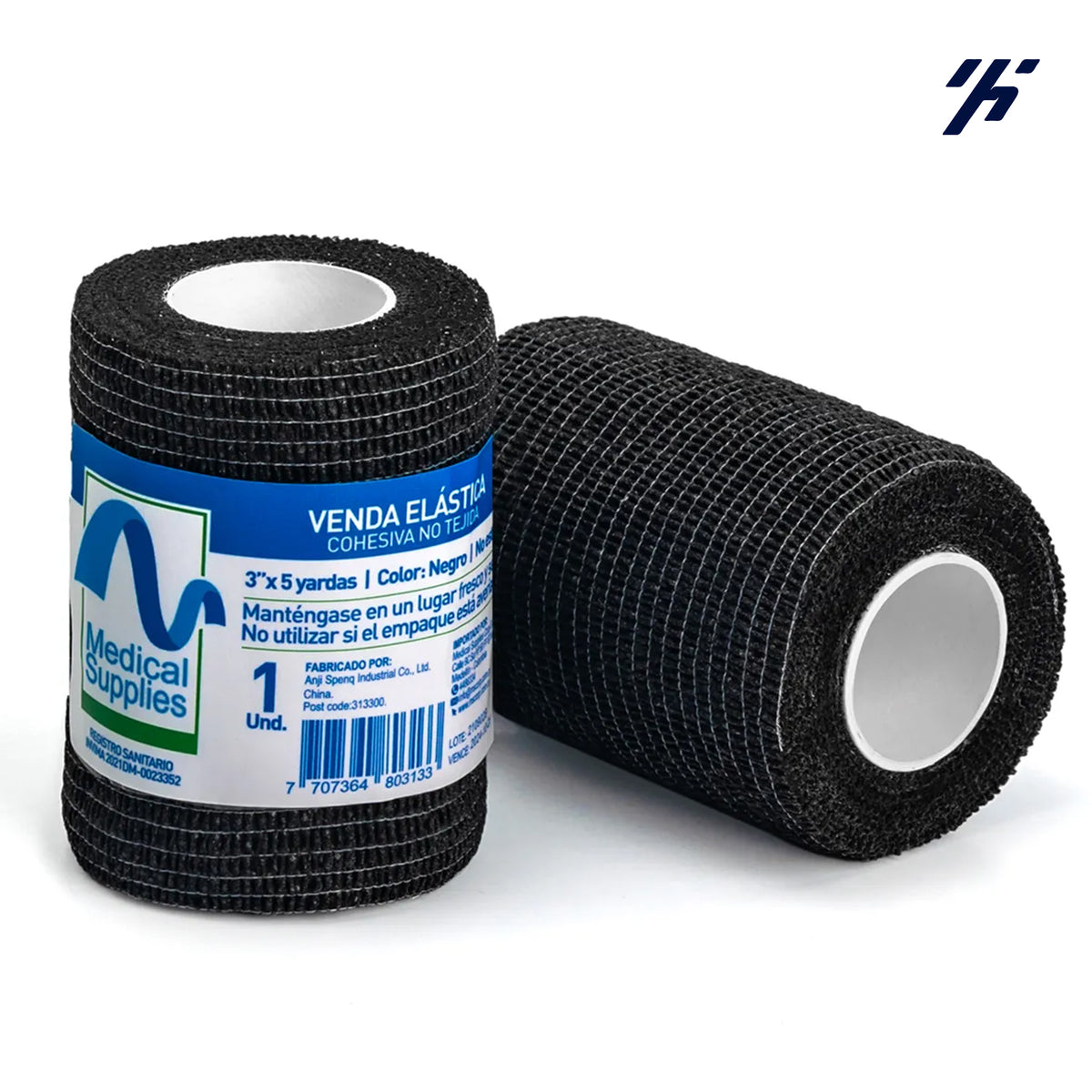 Venda Elástica Cohesiva 3" x 5 Yardas | Medical Supplies Corp.
